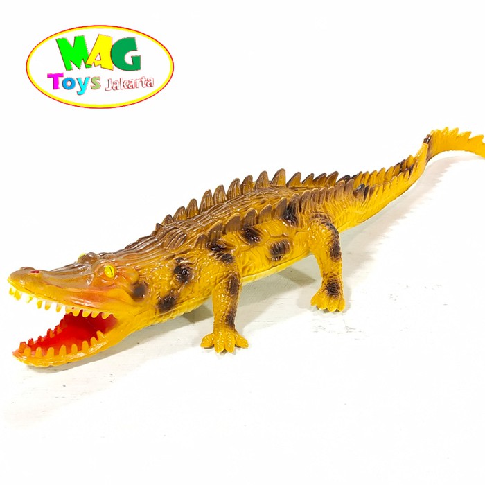 Order Langsung MAINAN ANAK MURAH BUAYA KARET MAINAN BINATANG HEWAN REPTIL Diskon