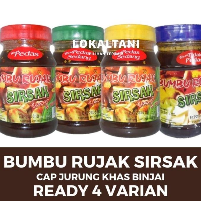 

Bumbu Sambal Rujak Sirsak Pedas Khas Binjai Cap Gunung