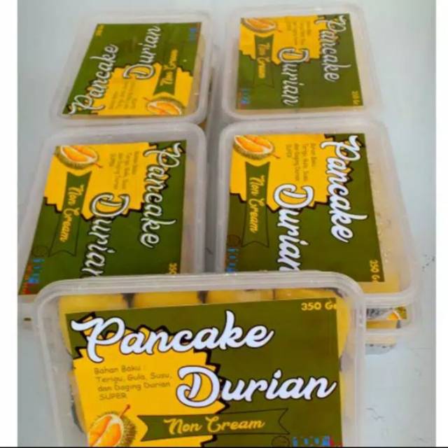 

Pancake durian medan non cream