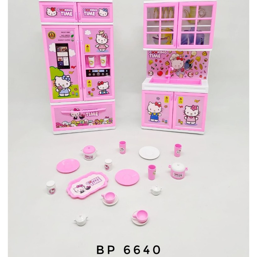 Mainan Anak Perempuan Happy Kitchen Set / Mainan Masak Masakan Mini