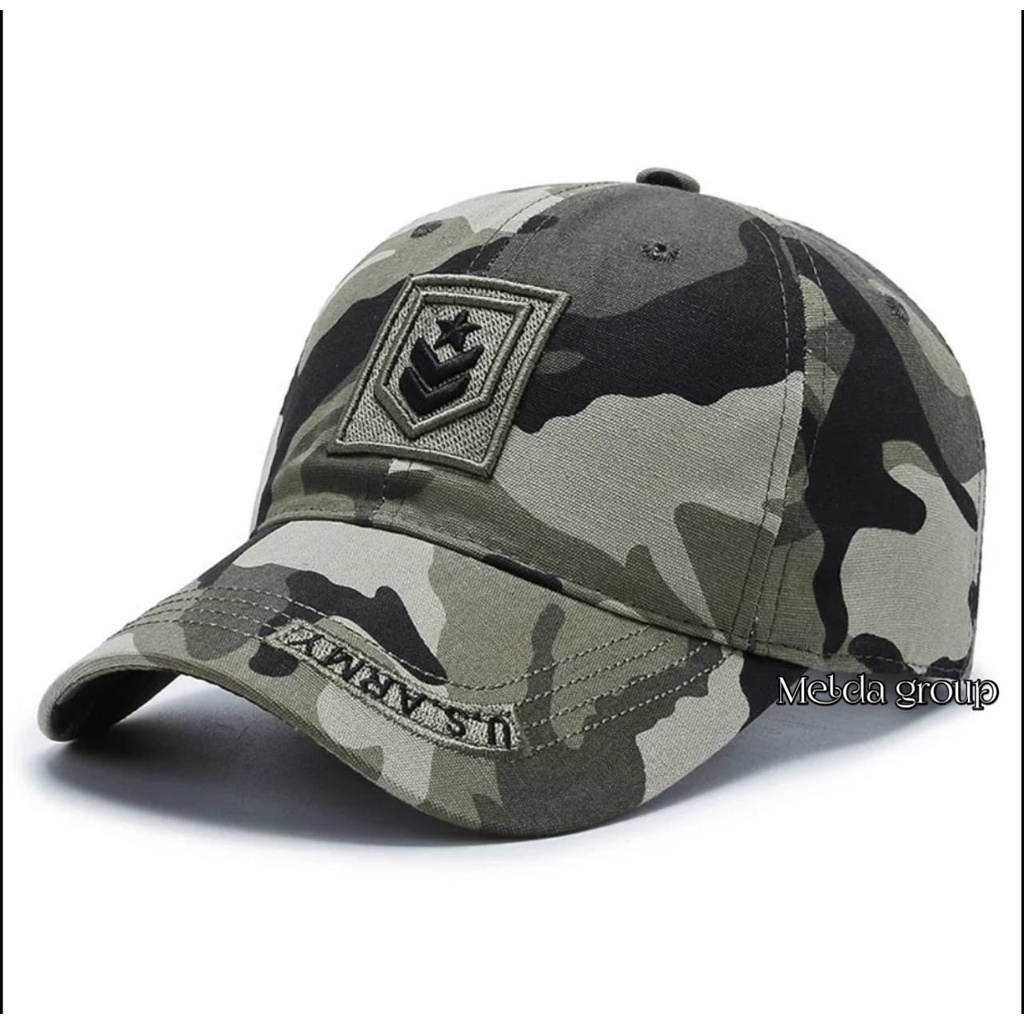 Topi Baseball Camo Loreng Cap Us Army Topi Import Premium