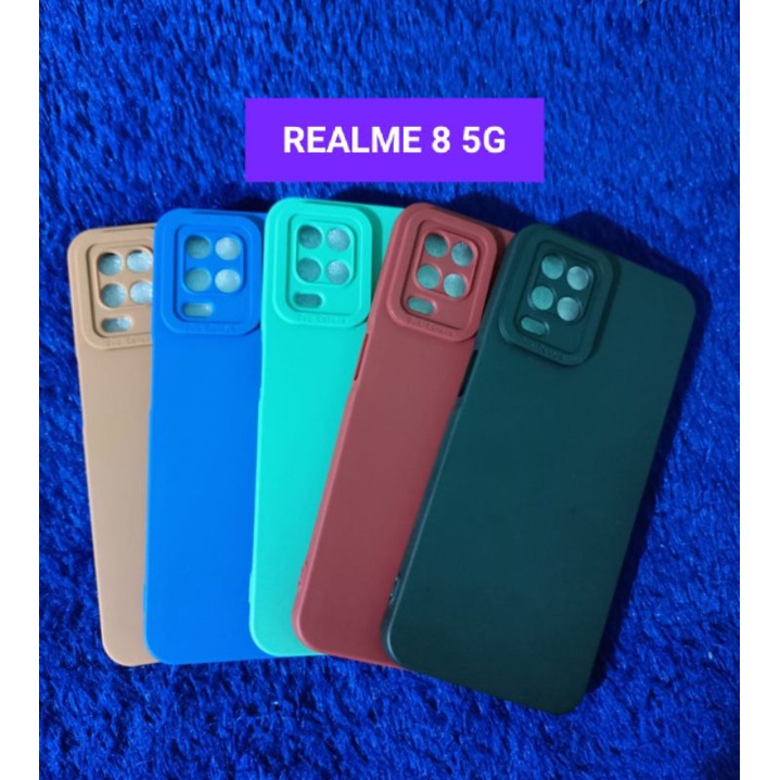 Soft case/slikon/kondom terbaru macaron pro camera/kamera type Hp Realme 8 4G/realme 8 5G