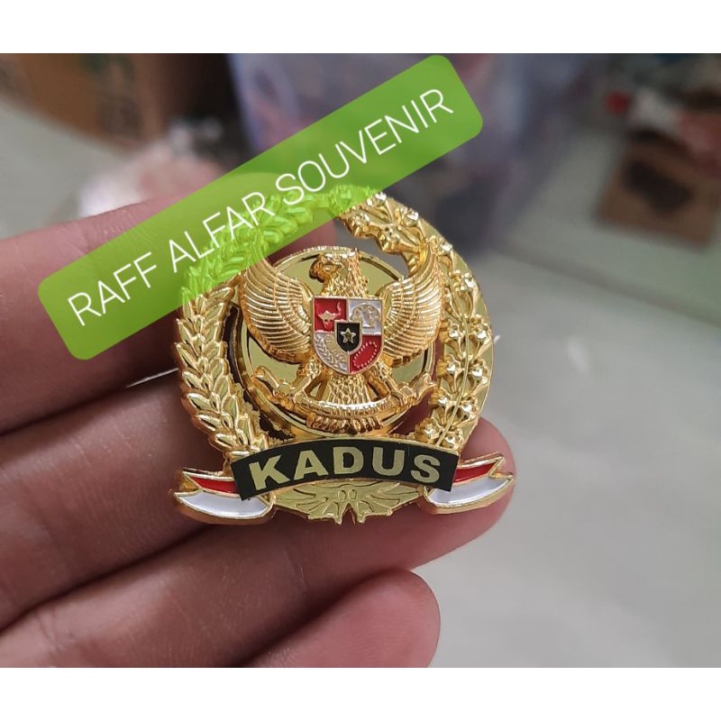 PIN LENCANA KADUS / PIN KEPALA DUSUN / PIN KADUS GARUDA / PIN PERANGAKAT DESA GARUDA