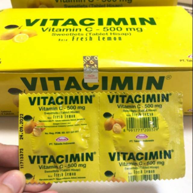Vitacimin C lemon 1 box