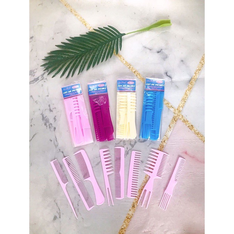 SISIR RAMBUT WANITA SET 8 PCS|SISIR RAMBUT WANITA SALON|SISIR RAMBUT KECIL|SISIR RAMBUT STYLING