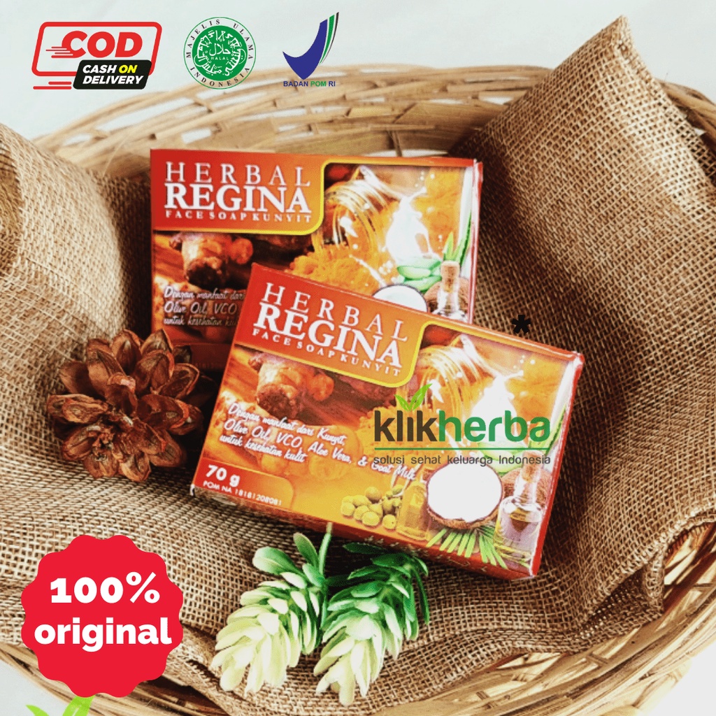 Sabun Herbal Regina Original - Sabun Regina Herbal Original BPOM Halal