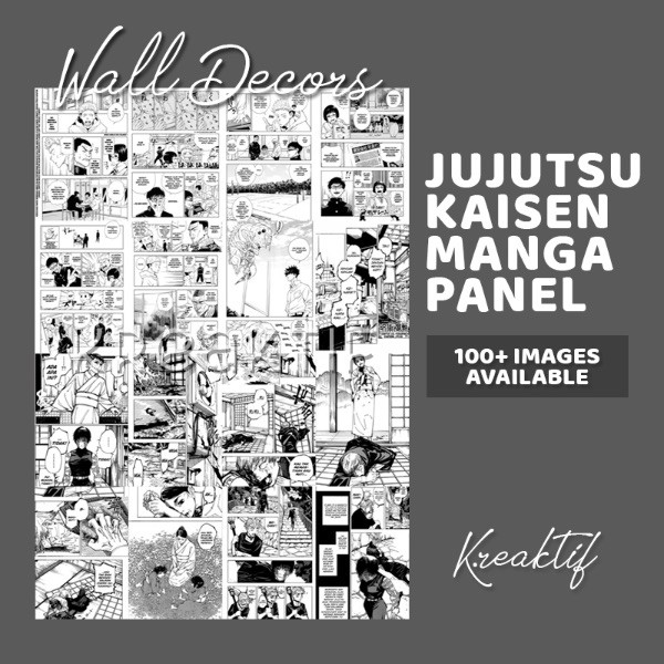 (16PCS) Poster Anime Manga Wall Decor Panel Komik - One Piece Jujutsu Kaisen Black Clover Haikyuu Attack on Titan Demon Slayer Naruto Boruto Tokyo Revengers Shingeki no Kyojin Kimetsu no Yaiba (A6,A5,A4,A3)-Jujustu Kaisen