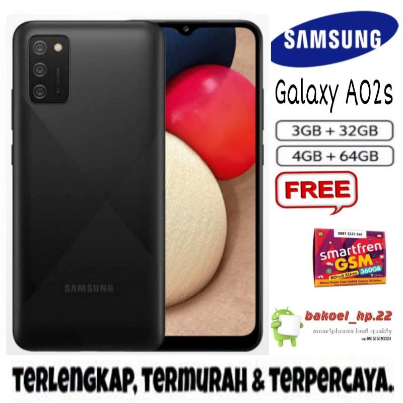 Samsung Galaxy A02S Ram 3/32 & 4/64Gb Garansi Resmi Sein 1