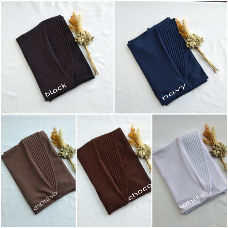Hijab Bergo Spandek Jersey Menutup Dada/Hijab Instan Bergo Hamidah/Hijab Sport-3