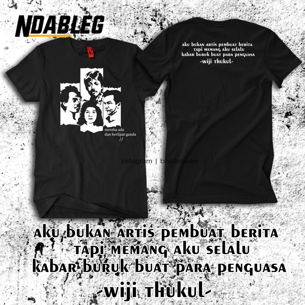 kaos aktivis menolak lupa tshirt aktivis