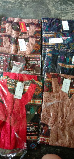 Couple Batik Kombi Brokat B39 Xl,xxl ( Jual Terpisah)