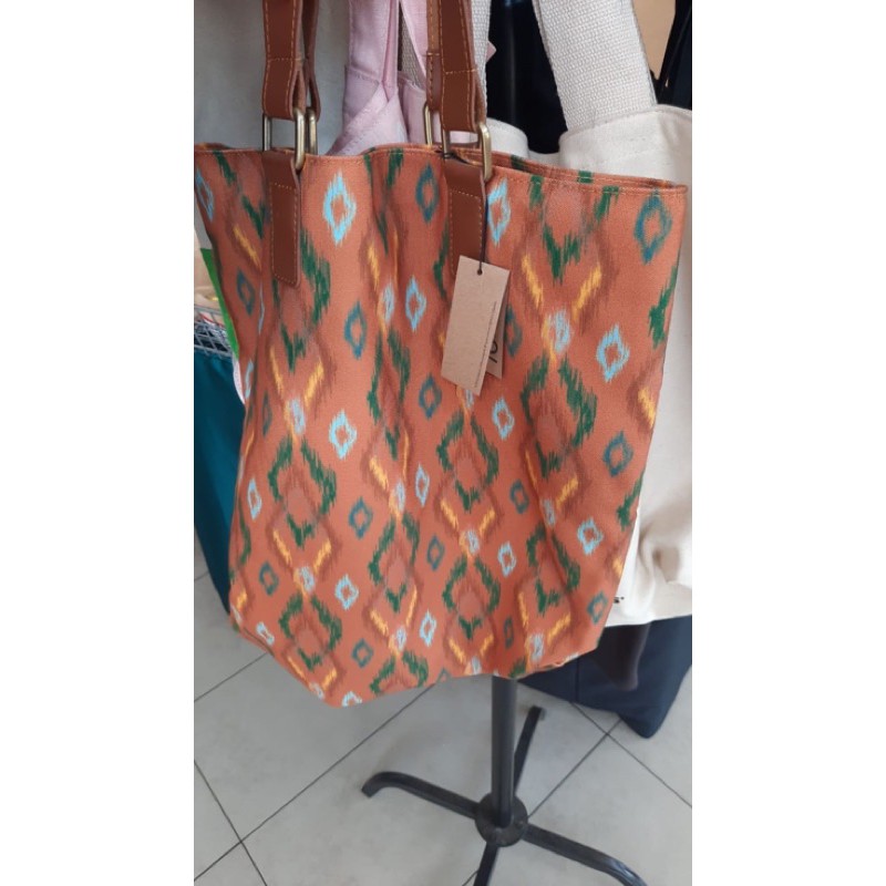 SALE STARBUCKS MERCHANDISE TOTEBAG IKAT RESERVE HERSCHEL