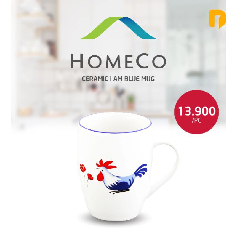 HomeCo | Cangkir/mug motif ayam jago