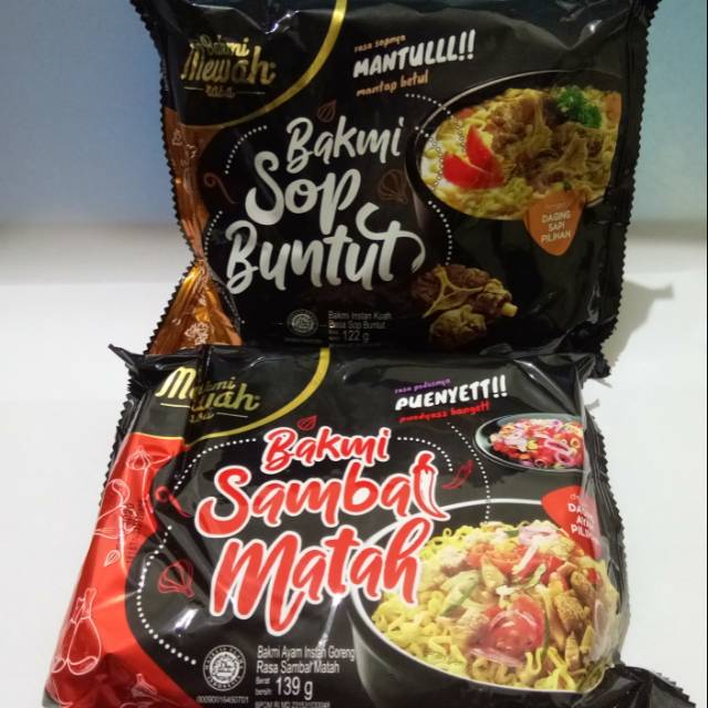 Bakmi Mewah Mayora Sambal Matah Dan Sop Buntut Shopee Indonesia