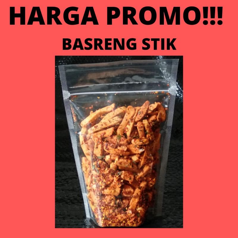 

Basreng Pedas Daun Jeruk 1000Gram Makanan Ringan Bastik