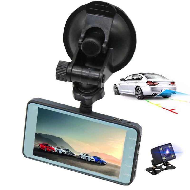 Car DVR Kamera Mobil 1080P 4 Inch Screen Rear View Camera - H94