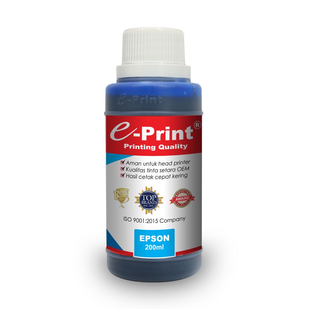 E-PRINT TINTA EPSON 200ML + SUNTIK / TINTA REFIL/TINTA ISI ULANG BOTOLAN