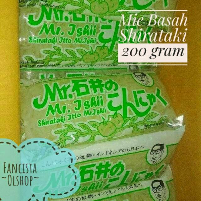 

Ambico Mie Shirataki Basah / Fettuccine / Bihun Small Shirataki / Tsubu Shirataki Low Carbo Mr. Ishii - Diet Keto DEBM