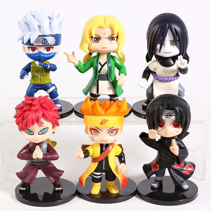 Naruto Tsunade Orochimaru Gaara Figure Set 6