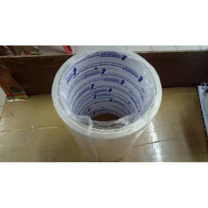 

Lakban / Isolasi / Solatif Bening Goldtape 1 inch (24mm)