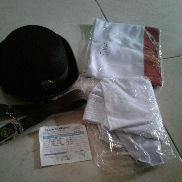 topi boni baret dan kacu pramuka SD SMP SMA dan pembina 