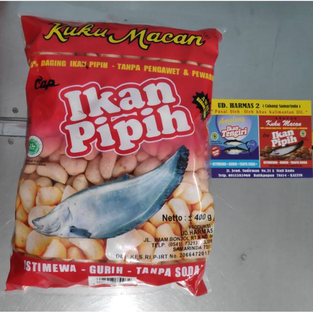 Amplang Kuku Macan Cap Ikan Pipih 400gr Harmas Samarinda ...