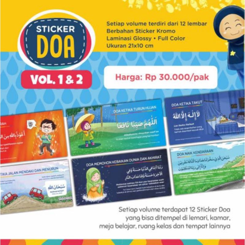 

Sticker doa harian anak Familia Kreativa