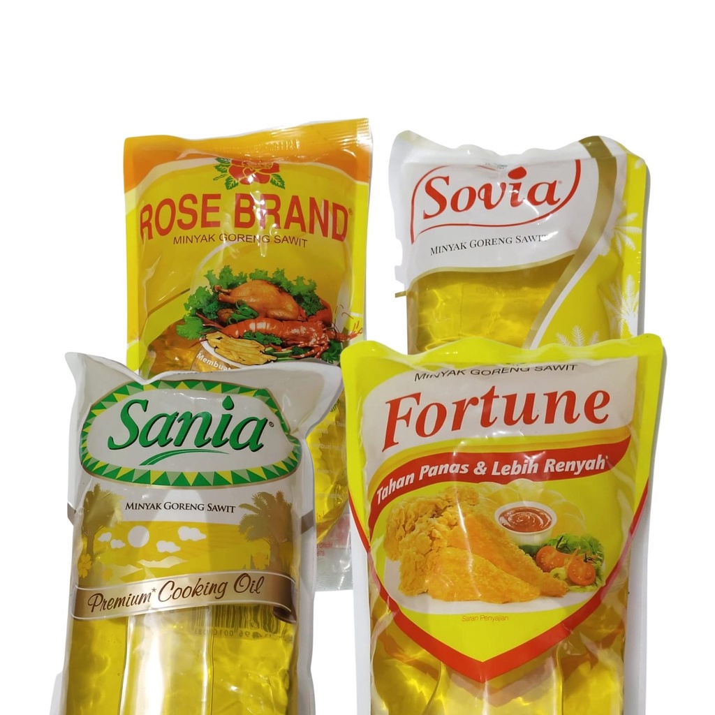 

Minyak Goreng Refill 1L RANDOM FORTUNE / ROSE BRAND / SOVIA / FILMA / KUNCI MAS / SANIA / LAINNYA