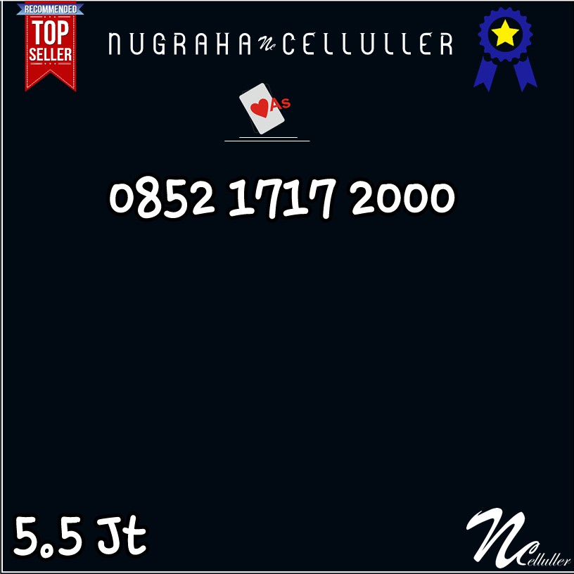 Nomor Cantik Kartu As ABAB Triple Ribuan 0852 1717 2000