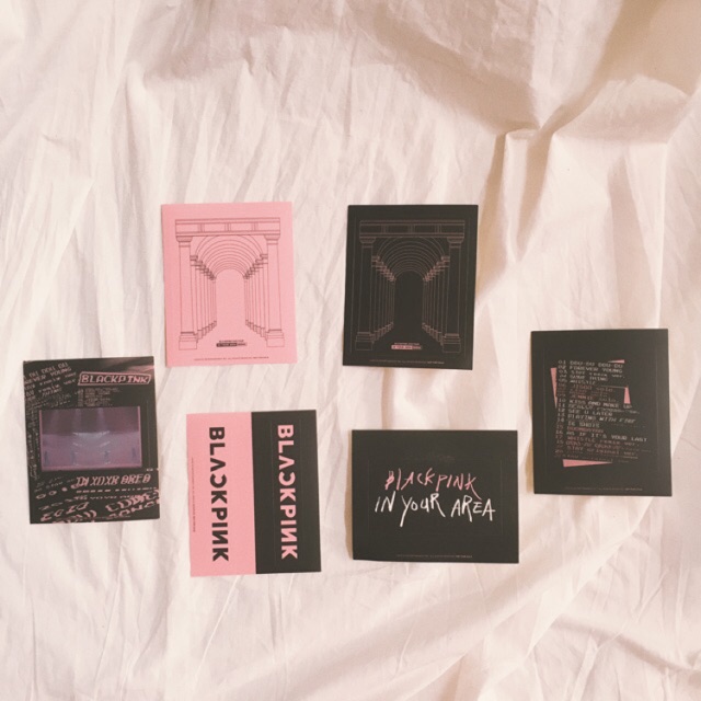 BLACKPINK 2018 TOUR IN YOUR AREA SEOUL DVD UNSEALED SHARING STICKER SET 100% OFFICIAL