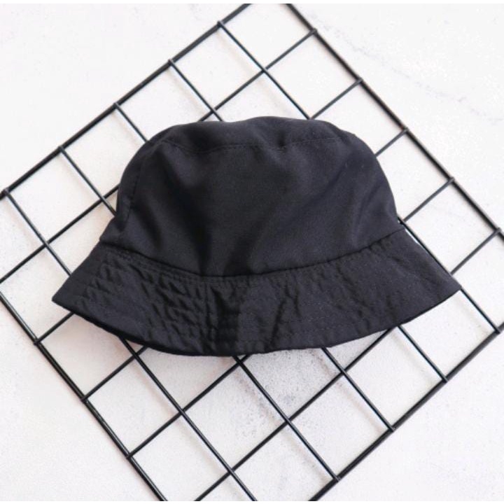 Topi Bucket Hat Bolak Balik Dua Sisi Bordir NY002 / Bucket Hat NY