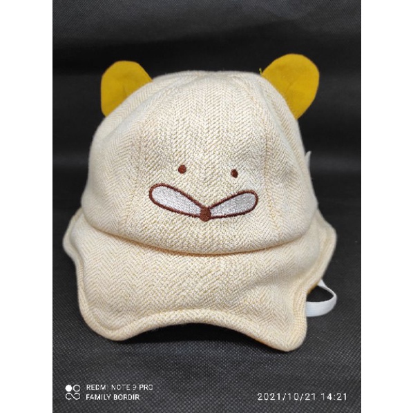 topi anak baby balita import free bordir nama