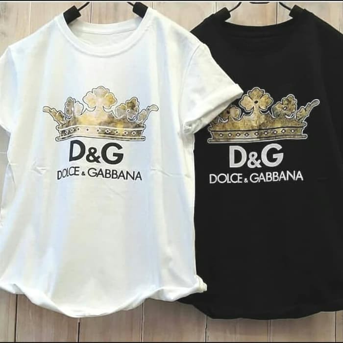 Kaos Atasan Wanita Dolce & Gabbana (Black & White)