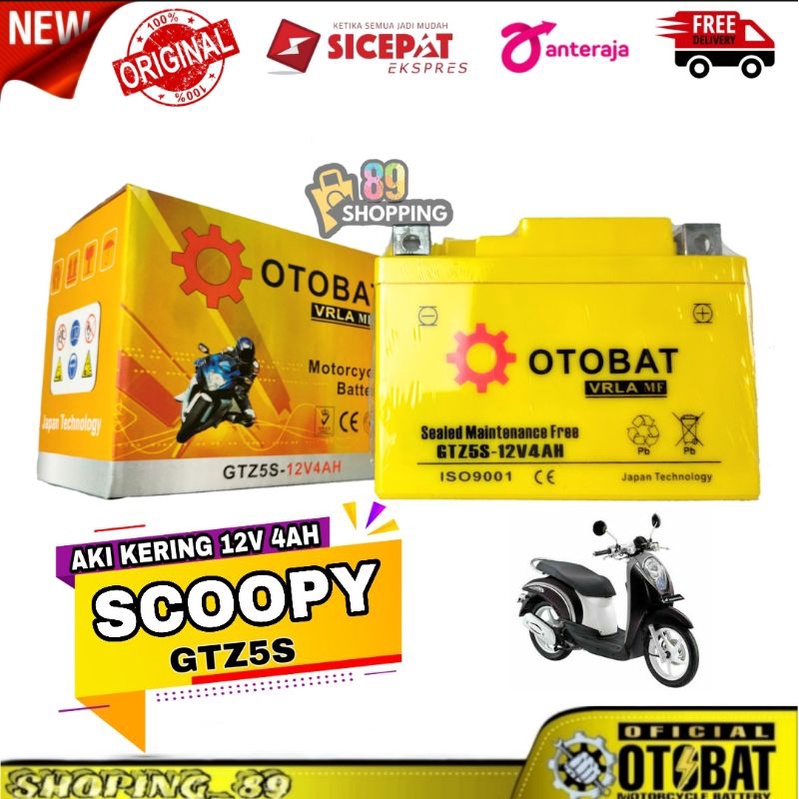 Jual AKI MOTOR SCOOPY Karbu GTZ5S | Shopee Indonesia