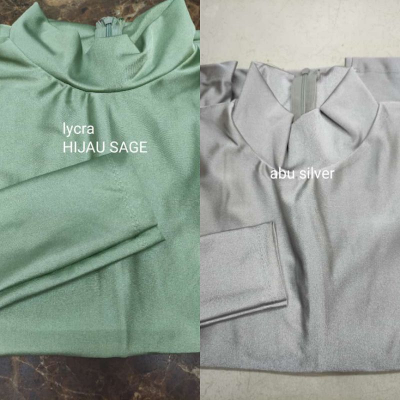 Daleman kebaya mangset likra ada warna size L XL XXL