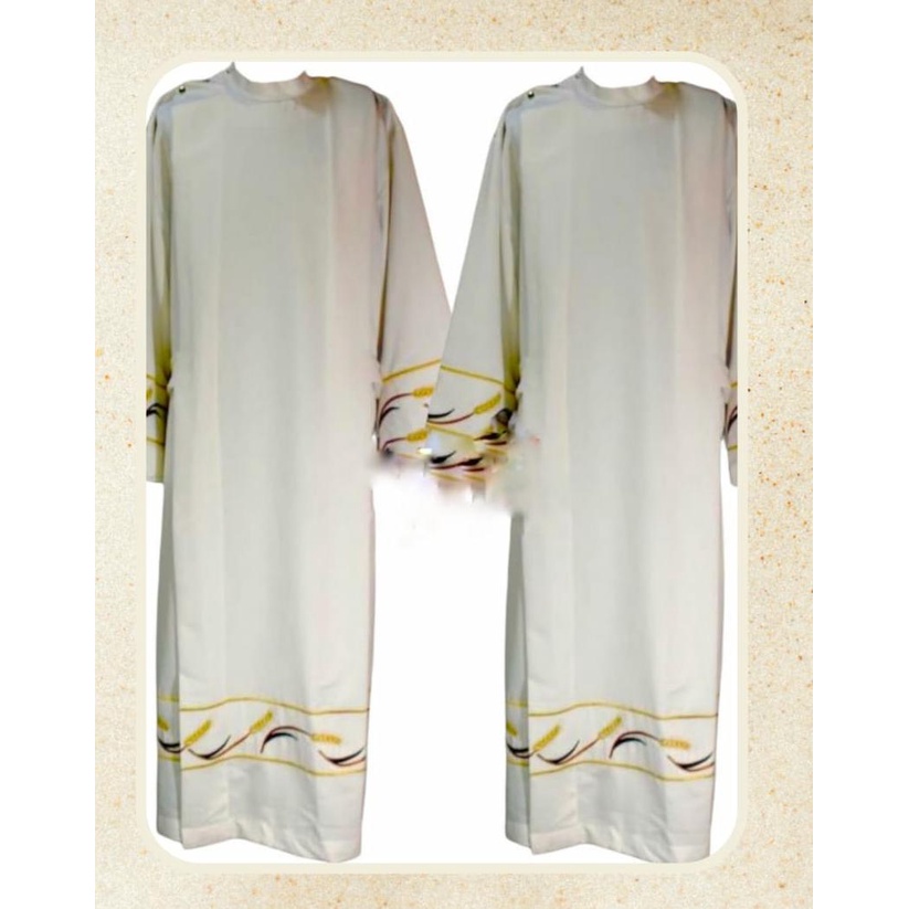 Jubah Imam Katolik/Jubah Pastor/Alba Imam AAC002