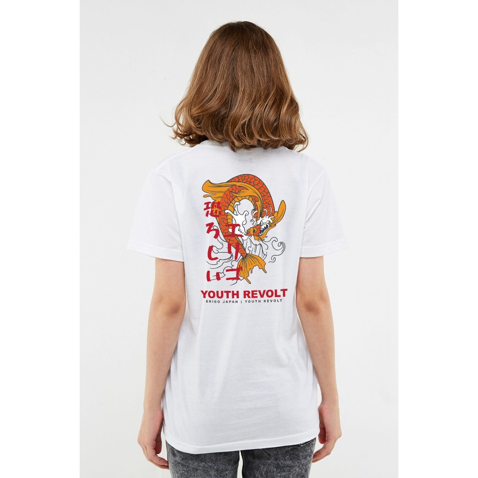 

Erigo T-shirt Dragon Fish White