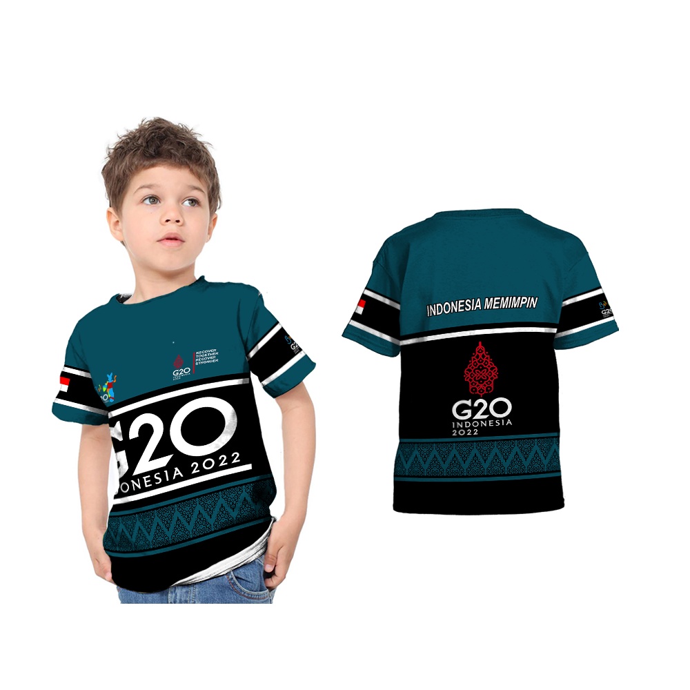 Utamamedia - Kaos G20 Anak / Kaos G20 2022 Indonesia Memimpin