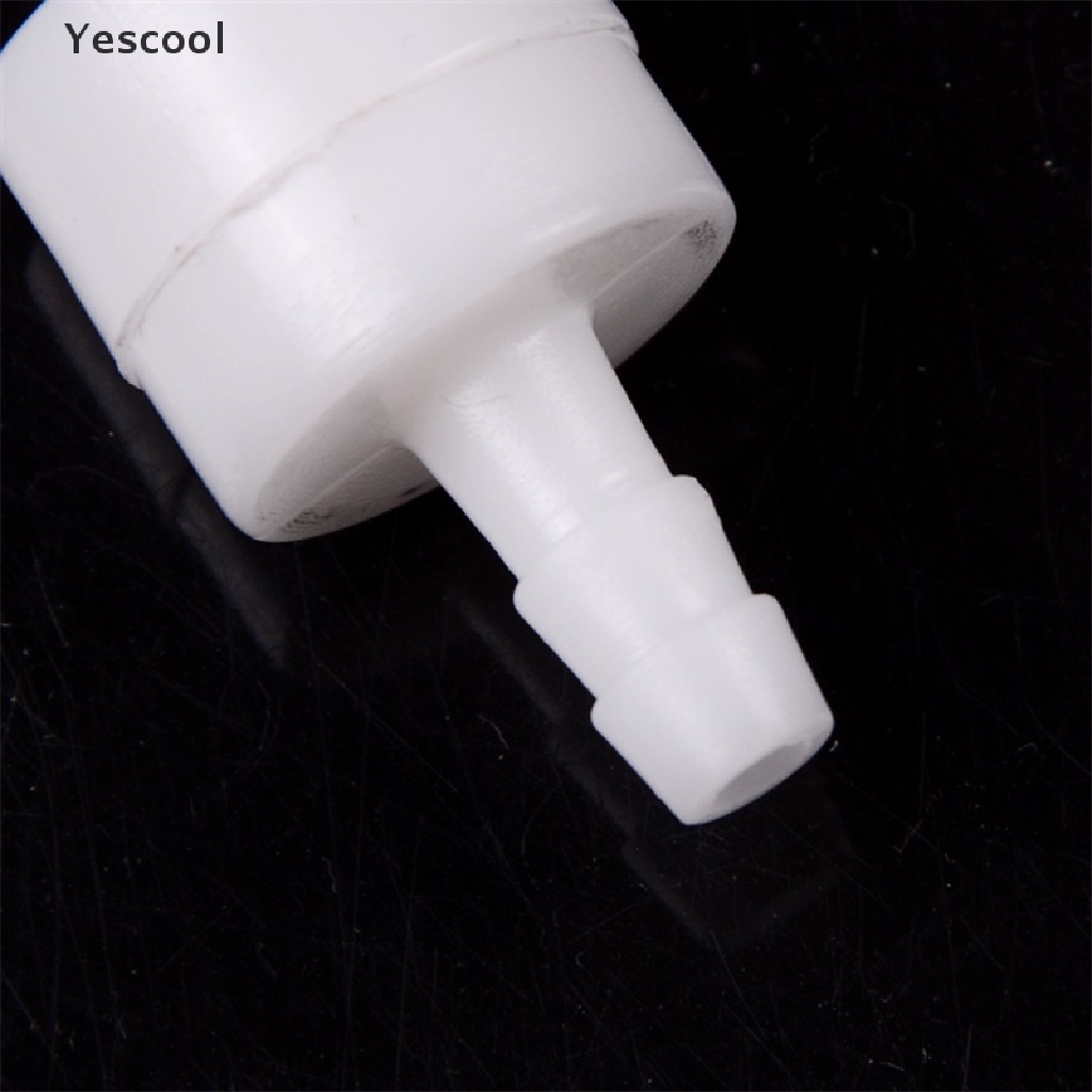 Yescool 6mm 1/4&quot; White One Way Inline Check Valve Fuel Diesel Gas Petrol Liquid Air New .