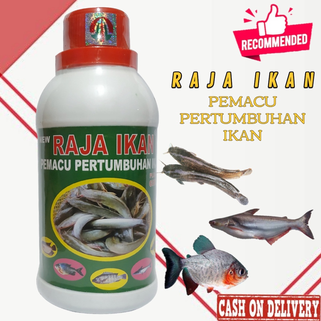 VITAMIN PENAMBAH NAFSU MAKAN DAN MEMACU PERTUMBUHAN SEGALA JENIS IKAN AIR TAWAR LELE GURAME PATIN NILA - RAJA IKAN