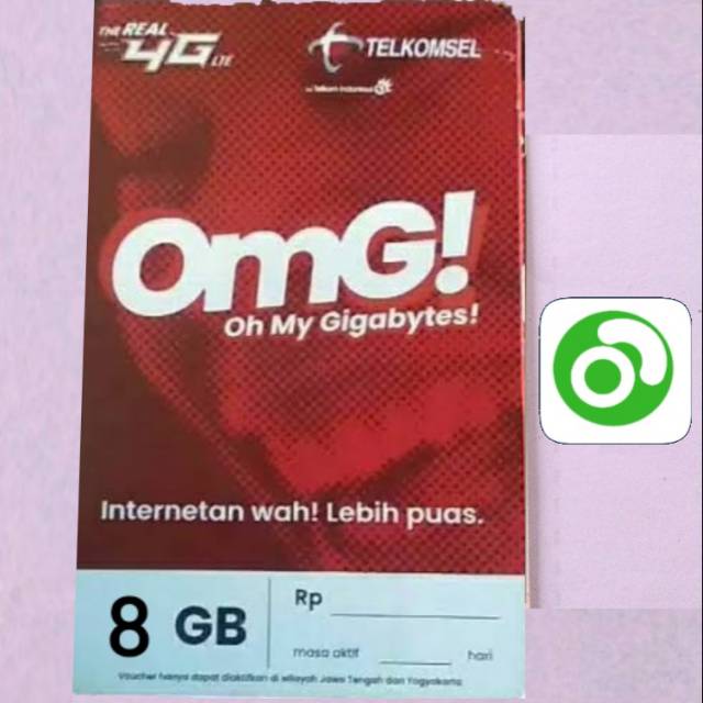 VOUCHER DATA TELKOMSEL 8 GB 30H