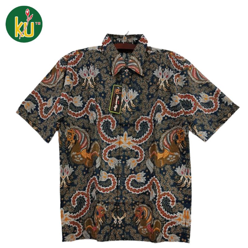 Hem Batik Pria Lengan Pendek Big Size Hem Batik pria Jumbo