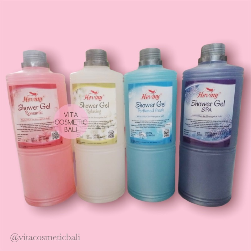 HEVINY Shower Bath Foam Sabun Mandi Cair Rendam 1000 ML / 1 L Shower Gel