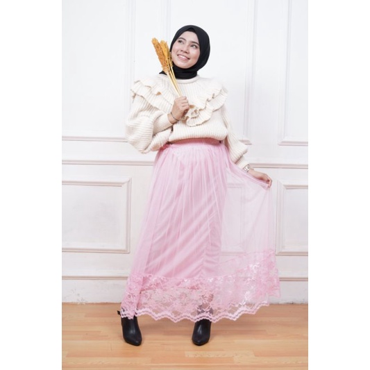 Ariana - Rok Tutu Skrit Burkat Dewasa Rok Tutu Renda Bawah