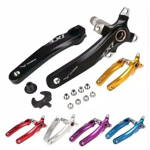 CRANK ARM CRANKSET IXF ALLOY BCD 104 CRANK HOLLOWTECH 2 - HITAM