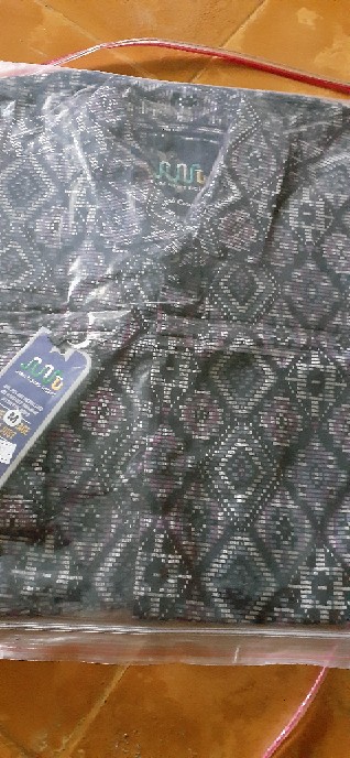 Dgm Fashion   Kemeja Batik Songket Lengan Panjang Casual Batik Pria Lengan Panjang Batik Songket