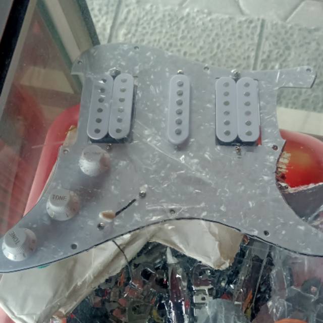 Pick up Pickup Pickguard stratocaster HSH set
