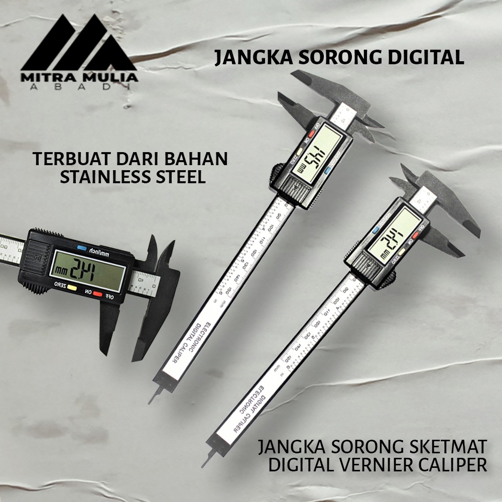 Jangka Sorong Digital I Jangka Sorong Sigmat Digital Vernier Caliper