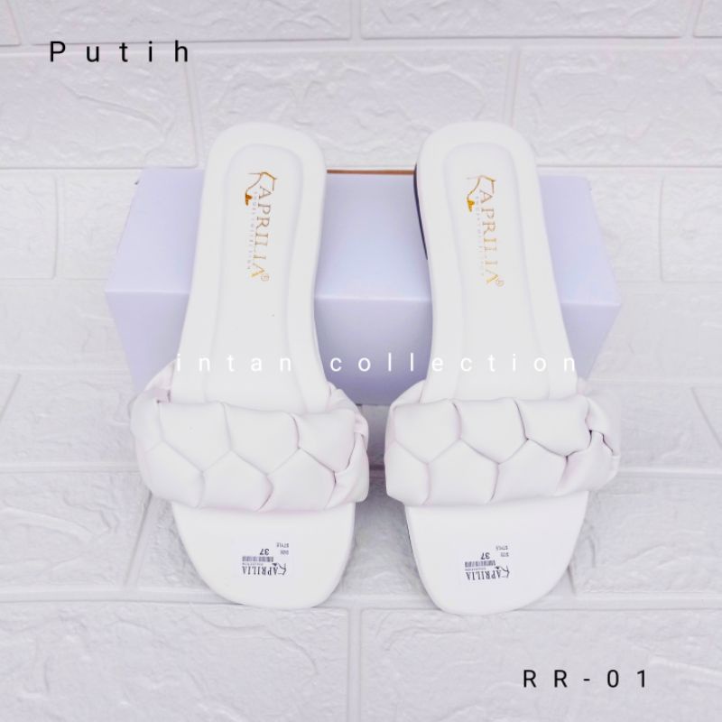 Sandal teplek Anyam wanita terbaru/sendal selop wedges wanita remaja kekinian/slip on/sendal rumah