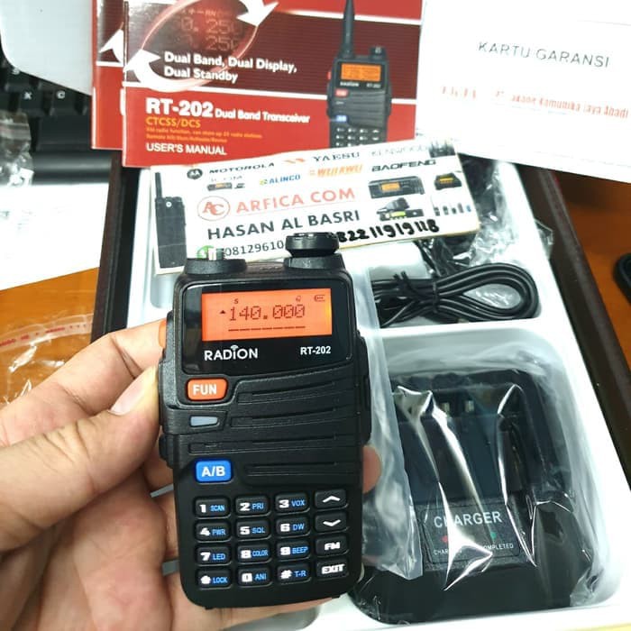 HT RADION RT-202 DUALBAND ORIGINAL - RADION RT 202 DUALBAND MXURAH
